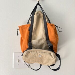 lululemon athletica pack and go multi wear backpack
